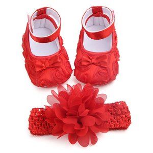 Baby Girl Shoes Set (12-18 m)